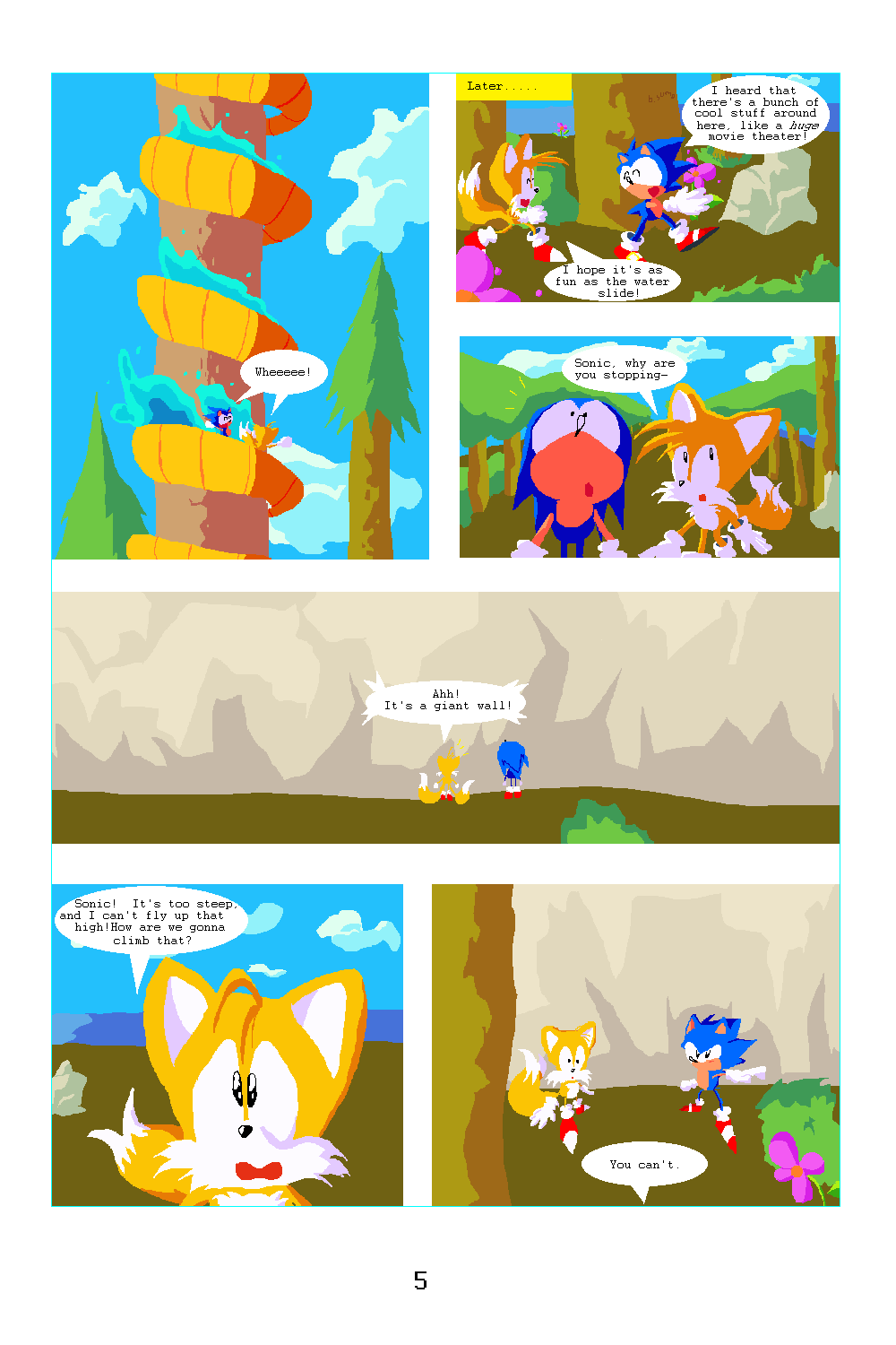 Sonic the Hedgehog the Comic pg 5