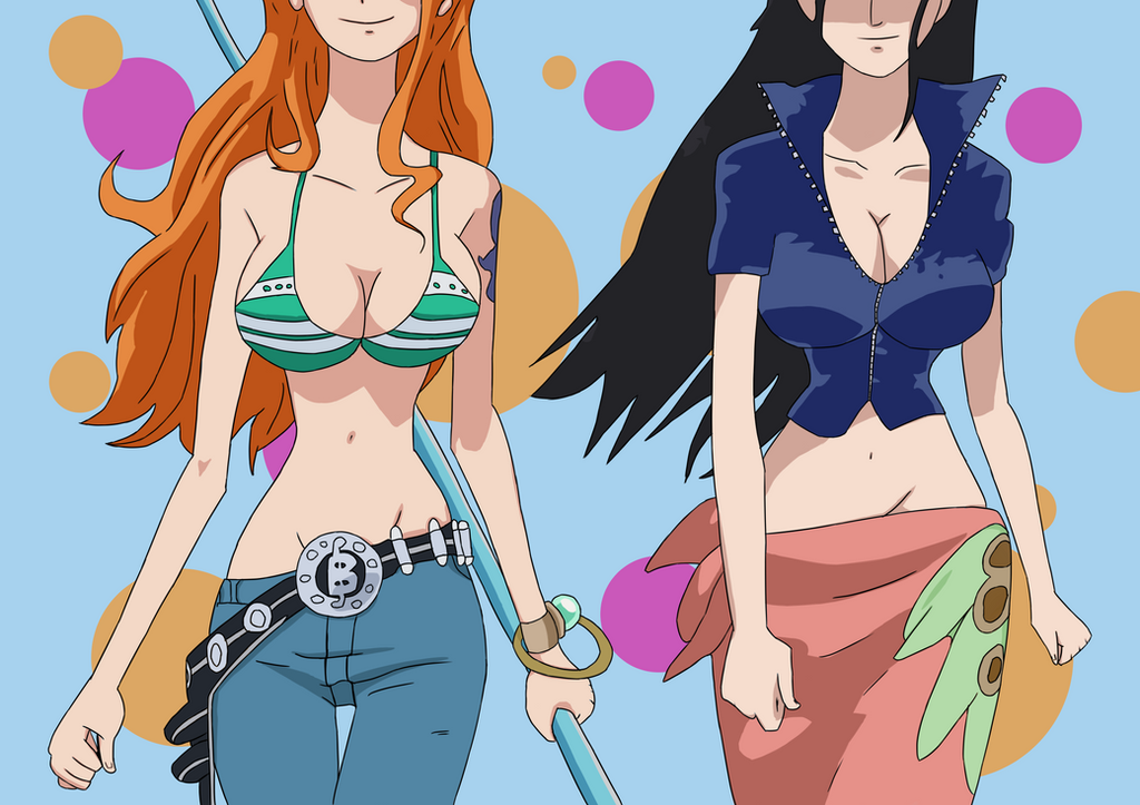 Nami And Robin By Persian7 On DeviantArt.