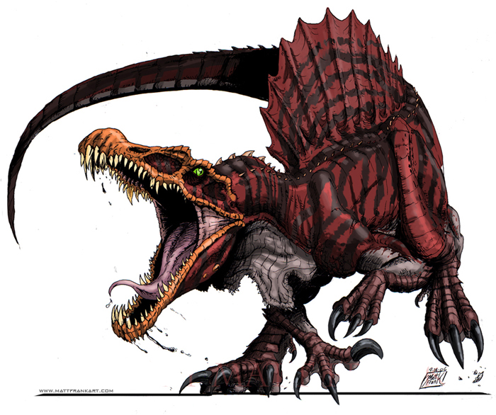 Raging Spinosaurus