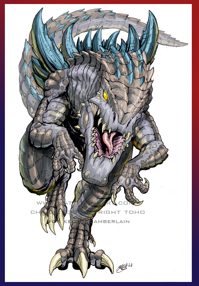 Science Zilla Charging Zilla by KaijuSamurai on DeviantArt