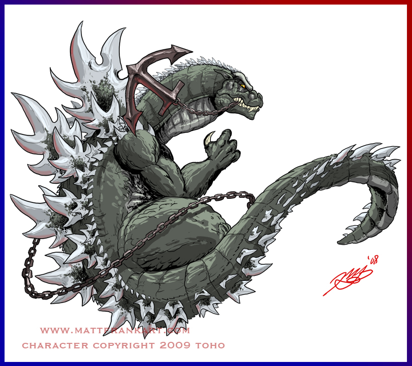 Godzilla joins the Navy