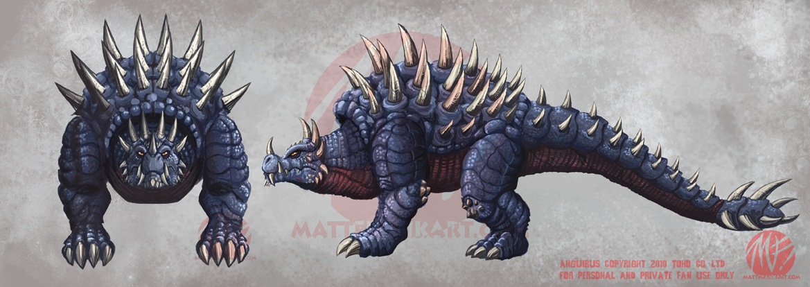 Angorus Anguirus turnaround by KaijuSamurai on DeviantArt