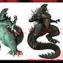 A Trio of Godzillas