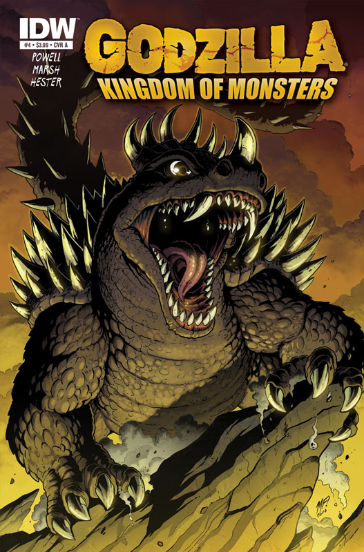 Godzilla KOM issue 3 cover by KaijuSamurai