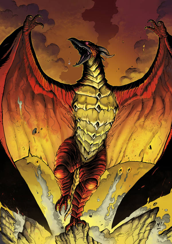 Godzilla KOM Issue 2 alt cover by KaijuSamurai