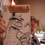 Godzilla sketch cover MONOCLE