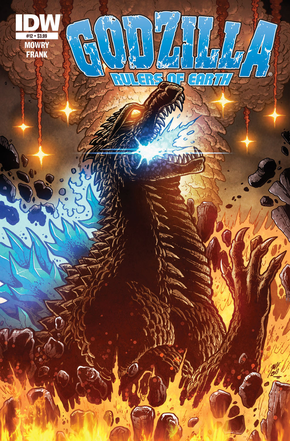 Godzilla: Rulers of Earth 2 cover, in E C's Covers: <font color=#0080FF><b> GODZILLA</b></font> Comic Art Gallery Room