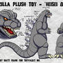 Godzilla Plush Design for Toy Vault