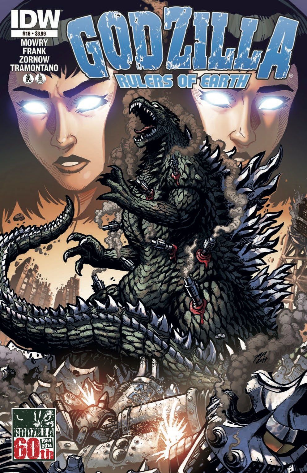 Godzilla Rulers of Earth #16 cover