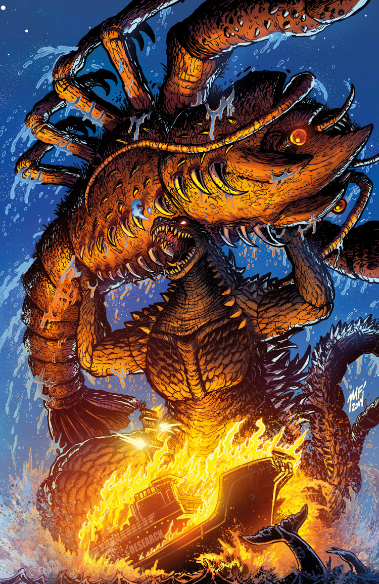 Godzilla Rulers of Earth #17 cover