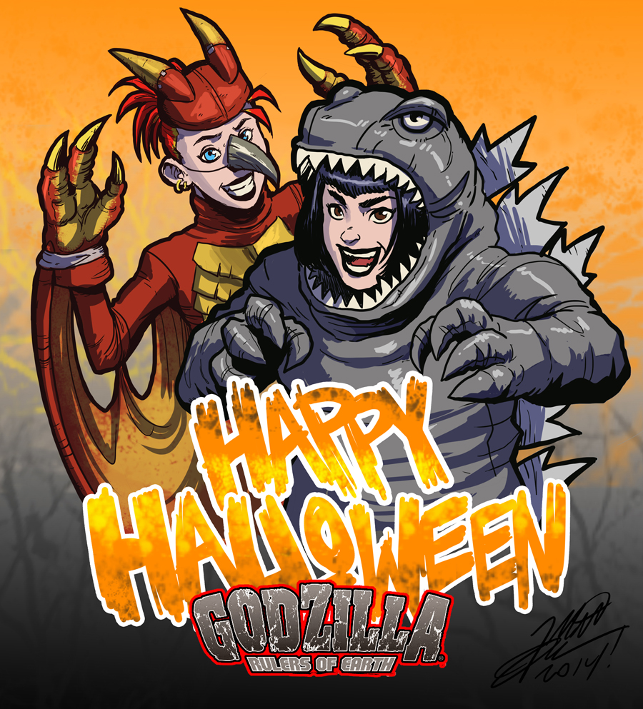 Happy Halloween from Godzilla Rulers of Earth