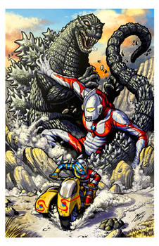 Godzilla vs Ultraman vs Kikaider