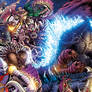 Godzilla Rulers of Earth #25 wraparound cover