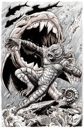 Creature From the Black Lagoon Monsterama print