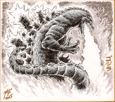Godzilla 1954 sketch