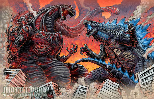 Shin Gojira vs Legendary Godzilla