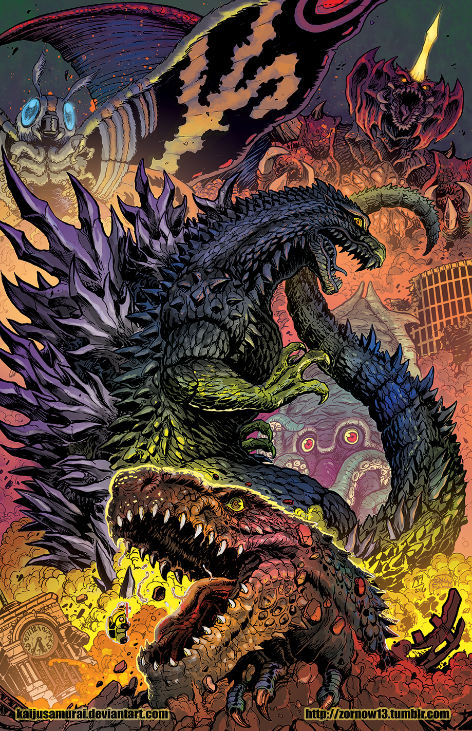 Godzilla Earth x Godzilla Filius by OmegaBeastGodzilla on DeviantArt