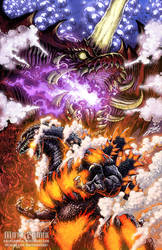 Godzilla Night 6 Poster  - clean by KaijuSamurai
