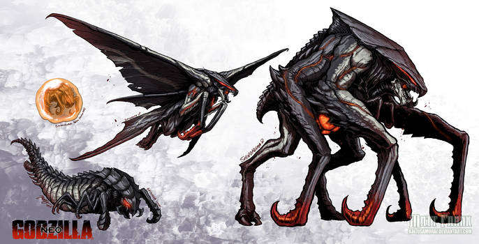All Muto Types KaijuSamurai - Professional, Artist | DeviantArt