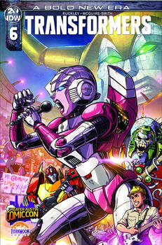 TRANSFORMERS #6 Greater Austin Comic Con Cover