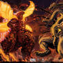 Burning Godzilla vs King Ghidorah