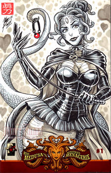 Miss Medusa Sketch Cover - Mistress Medusa