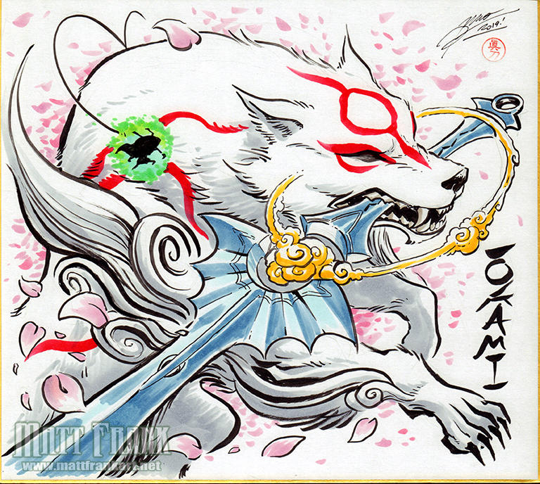 Okami - Amaterasu by MayhWolf on DeviantArt  Amaterasu, Okami, Japanese  mythical creatures