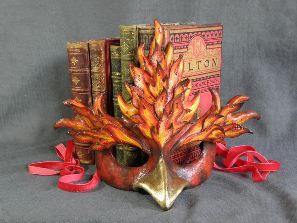 Fire Bird Mask Firebird mask by MoonhareMasquerade on DeviantArt