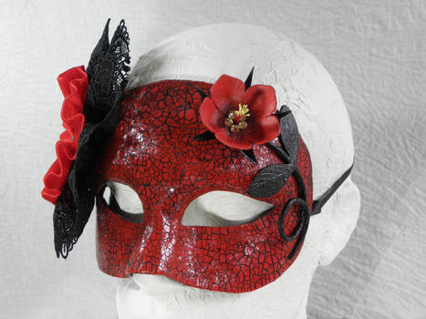 Scarlet Pimpernel Masquerade Mask