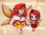 ADOPT [open] : Rose fairy by Meet-our-Maker