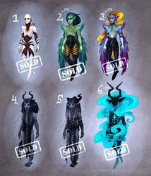 ADOPTS 20/25 eur [closed] :  Fantasy mix