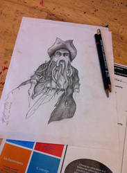 Davy Jones WIP - Sketchbook assignment