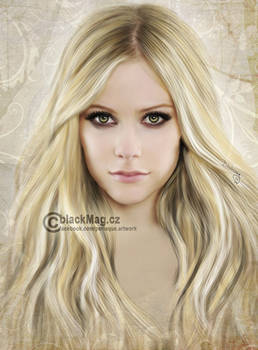 Avril Lavigne new painting