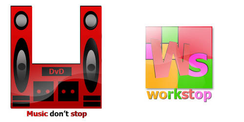 Two logos ,,workstop . . .