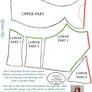Front corset armor pattern - Athena Saint Seiya