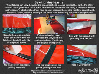 Sewing Vinyl Tutorial