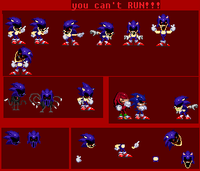 SonicExe sprite sheet (fnf style/sonic3 style) pt1 by DrSuNsHiNe05 on  DeviantArt