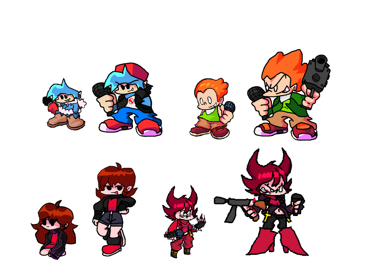 Fnf Modern Au But Kids by DrSuNsHiNe05 on DeviantArt