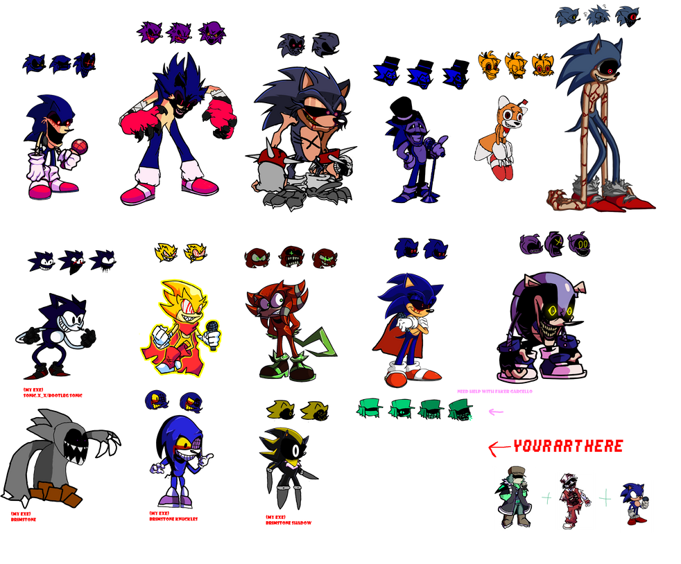 FNF - Vs Sonic.Exe: Rounds Of Madness (52% V1) on X: Old X sprites Got  scrapped cuz mid sprite lol Anyone can use but pls give credits (Sprites by  MarcosWuz) .  /