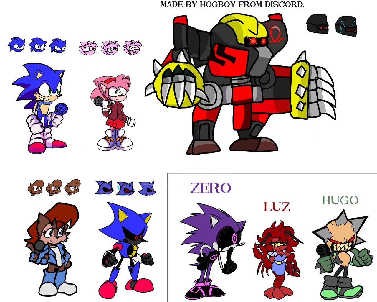 Fnf sonic sprites by DJF100 on DeviantArt