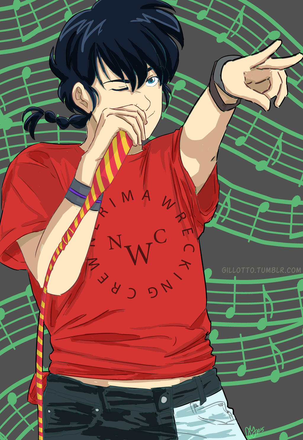 Ranma 1/2 - Band AU - Frontman