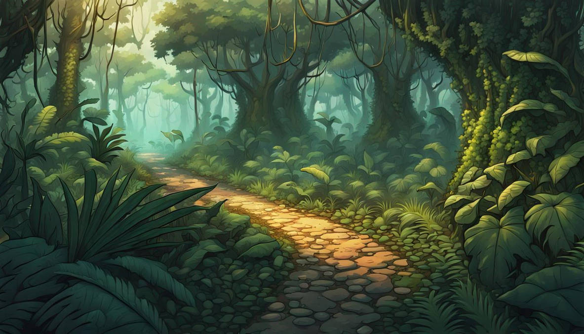 Jungle path by Aeryynn on DeviantArt