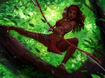 Jungle Warrior by elaina-f