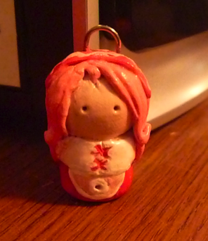 Sakura Maid . Clay Chibi Charm