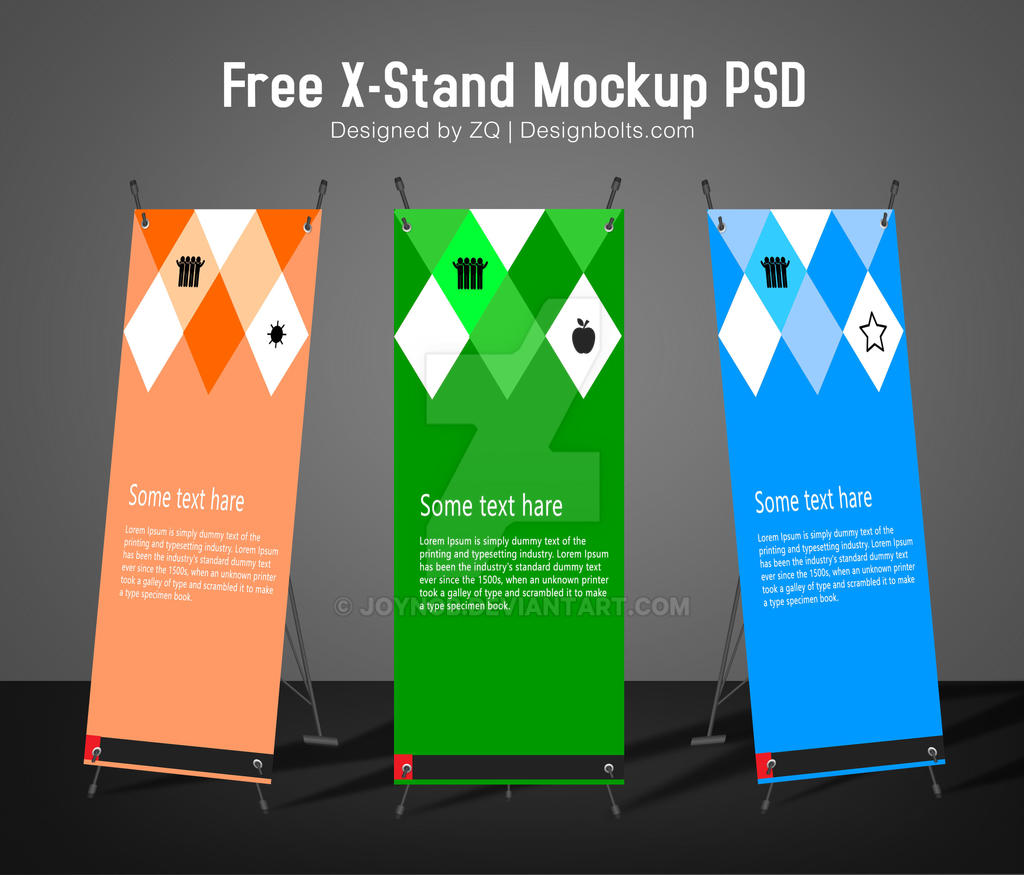 Download Free X Stand Banner Mockup Psd By Joynob On Deviantart
