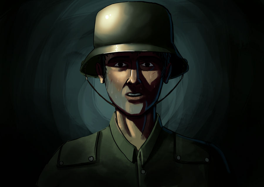 Thousand yard stare by Anax253 on DeviantArt