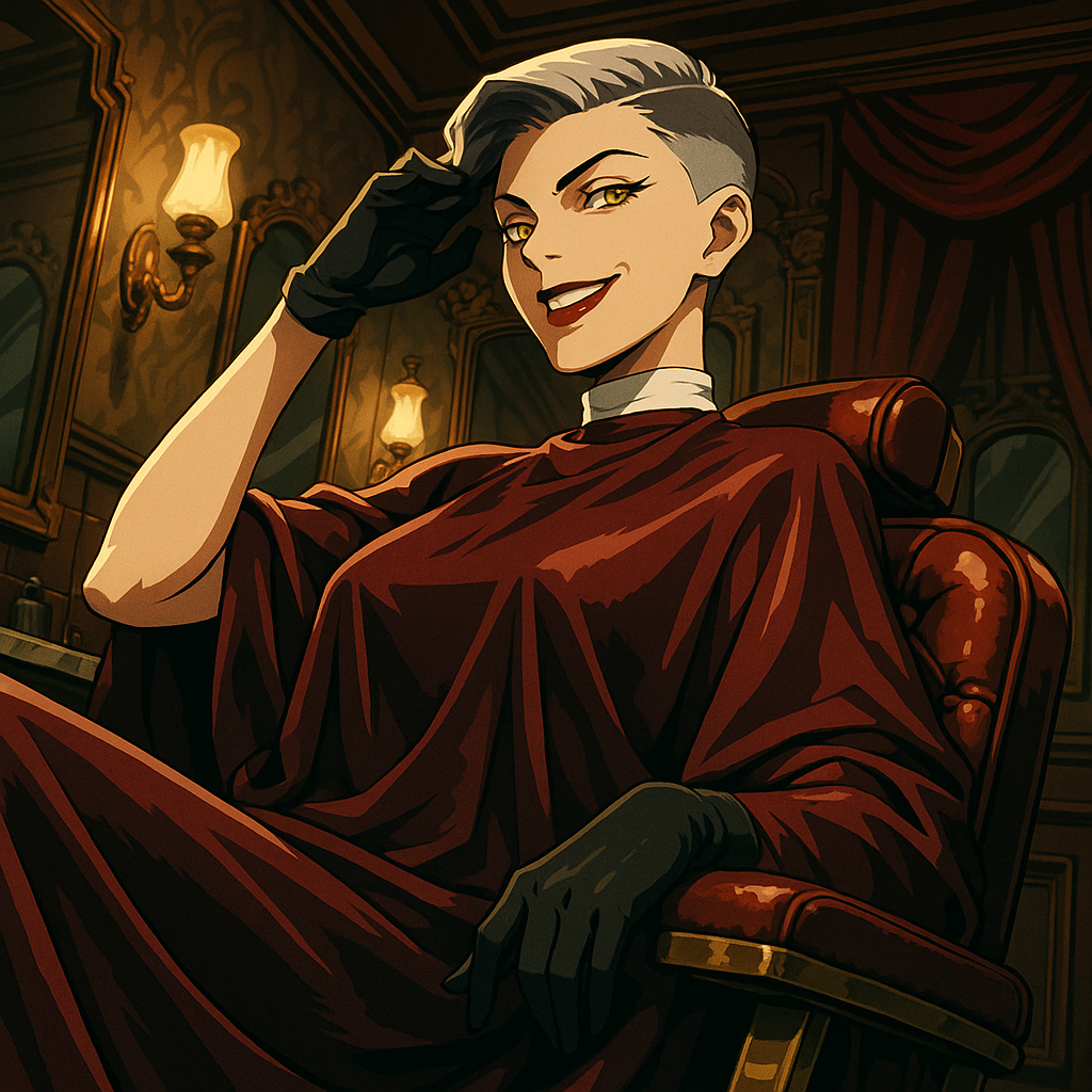 Dimitrescu's Dapper Style (Character Series) by animebarbershop on ...