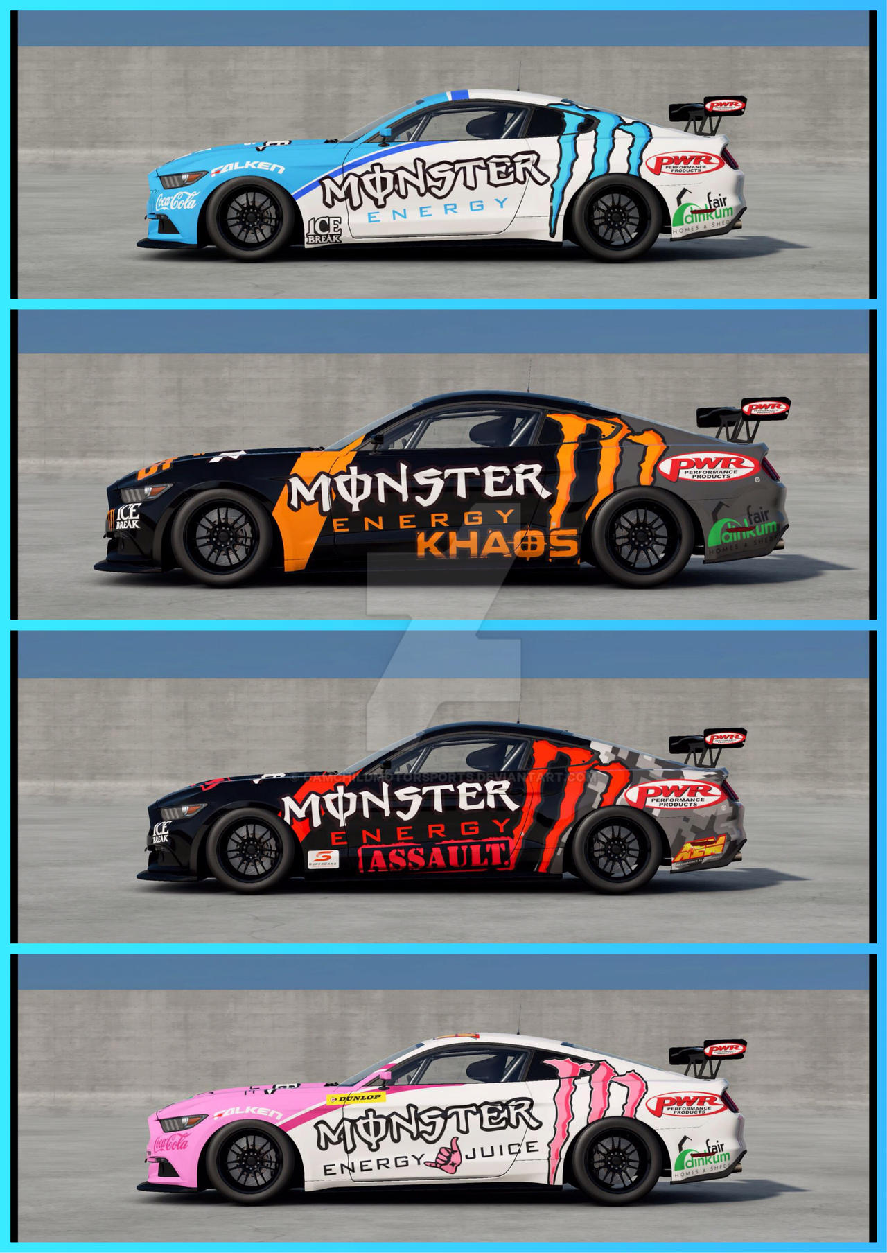 My Monster Energy V8 Supercars by camchildmotorsports on DeviantArt
