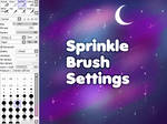 sprinkle brush (added fixes)