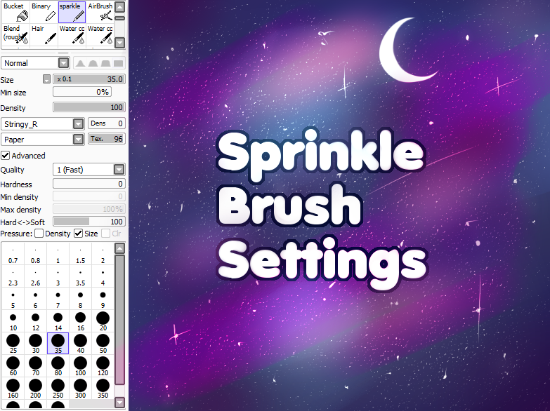 sprinkle brush